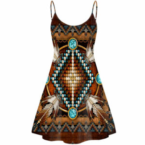 gb nat00023 04 mandala brown native american strings dress 1