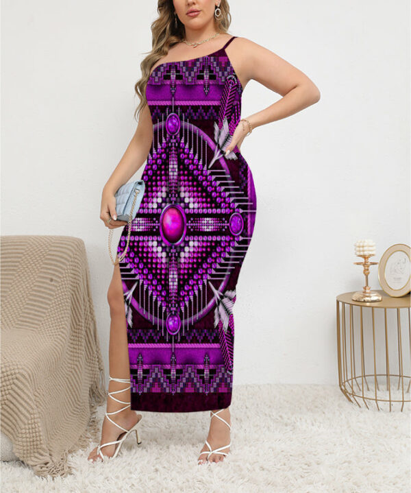 gb nat00023 05 naumaddic arts purple oblique shoulder exposure dress with