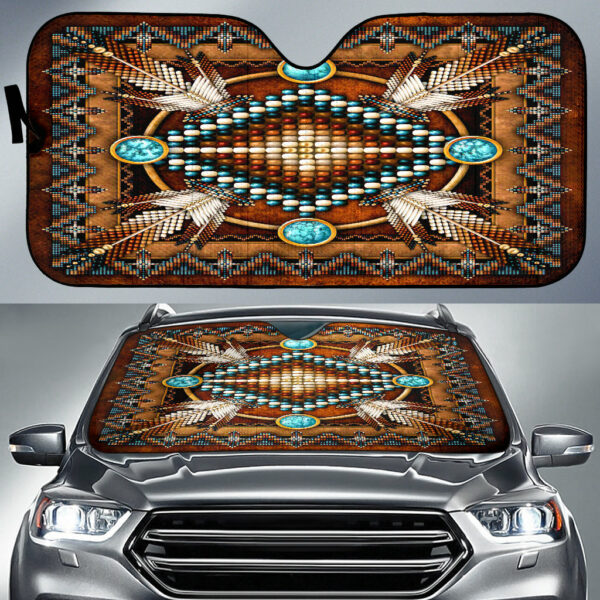 gb nat00023 suns04 mandala brown native american auto sun shades