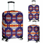 gb nat0004 purple pattern native american luggage covers