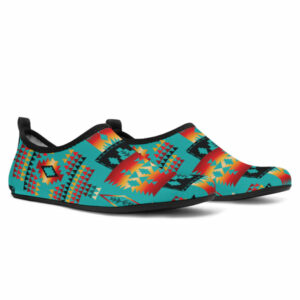 gb nat00046 01 blue native tribes pattern native american aqua shoes 2