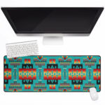 gb nat00046 01 blue native tribes pattern native american mouse mat