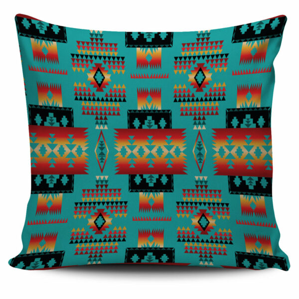 gb nat00046 01 blue native tribes pattern native american pillow cover