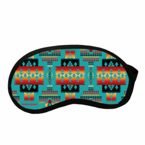 gb nat00046 01 blue native tribes pattern native american sleep mask