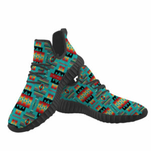 gb nat00046 01 blue native tribes pattern native american yeezy shoes 1