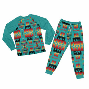 gb nat00046 01 blue pattern pajamas set