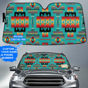 gb nat00046 01 pattern native american custom name auto sun shades