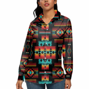 gb nat00046 02 black native tribes 3d long sleeve blouse 1