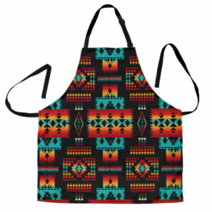 gb nat00046 02 black native tribes pattern native american apron 1