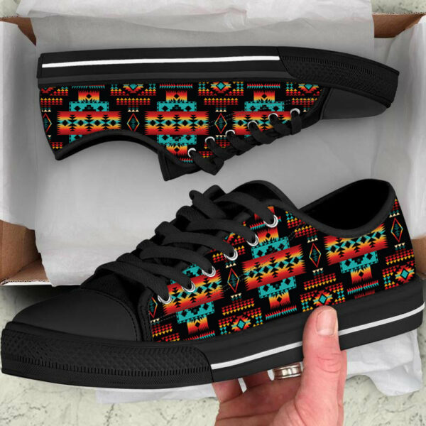 gb nat00046 02 black native tribes pattern native american low top canvas shoe