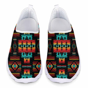 gb nat00046 02 black native tribes pattern native american mesh shoes