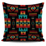 gb nat00046 02 black native tribes pattern native american pillow cover