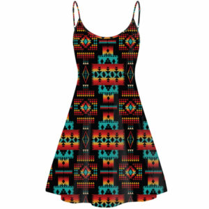 gb nat00046 02 black native tribes pattern native american strings dress 1