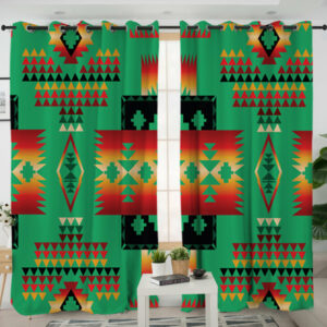 gb nat00046 05 green pattern native living room curtain