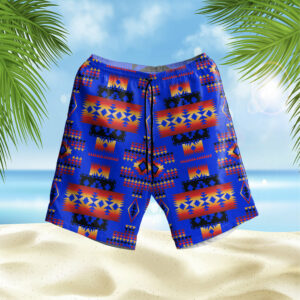 gb nat00046 06 dark blue native pattern hawaiian shorts