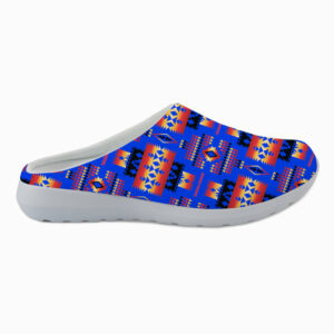 gb nat00046 06 dark blue native tribes pattern native american mesh slippers