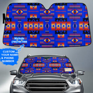 gb nat00046 06 pattern native american custom name auto sun shades