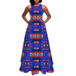 gb nat00046 06 pattern native sleeveless a line skirt