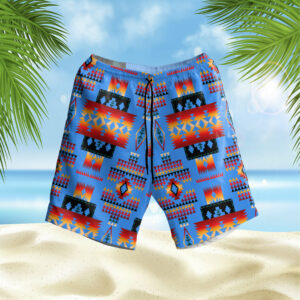 gb nat00046 12 dark blue pattern hawaiian shorts