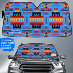 gb nat00046 13 pattern native american custom name auto sun shades