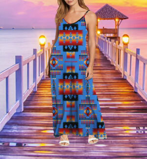 gb nat00046 13 tribe design native american maxi dress
