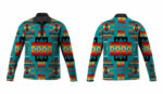 gb nat00046 14 blue native tribes pattern native american polo long sleeve