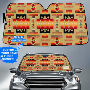 gb nat00046 15 pattern native american custom name auto sun shades