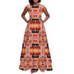 gb nat00046 16 pattern native sleeveless a line skirt