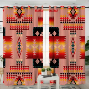 gb nat00046 16 tan pattern native living room curtain 1
