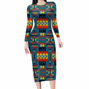 gb nat00046 21 blue native tribes pattern native american body dress 1