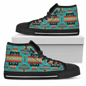 gb nat00046 hsho01 blue native tribes pattern native american high top shoes 1