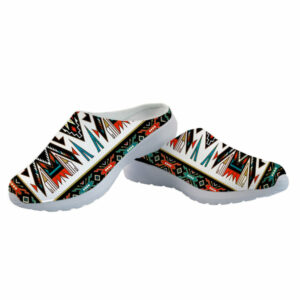 gb nat00049 tribal colorful pattern mesh slippers 1