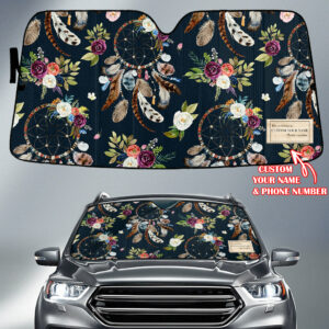 gb nat00051 pattern native american custom name auto sun shades