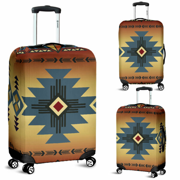 gb nat00057 01 southwest blue symbol native american luggage covers