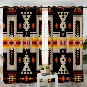 gb nat00062 01 black design native living room curtain 1