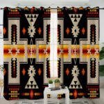 gb nat00062 01 black design native living room curtain