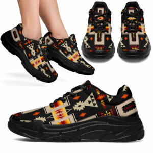 gb nat00062 01 black tribe design chunky sneakers 1