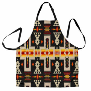 gb nat00062 01 black tribe design native american apron 1
