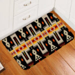 gb nat00062 01 black tribe design native american doormat