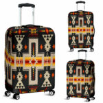 gb nat00062 01 black tribe design native american luggage covers