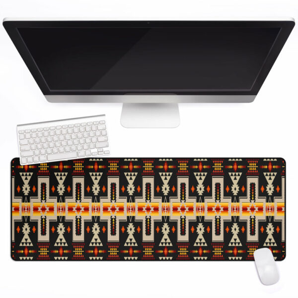 gb nat00062 01 black tribe design native american mouse mat