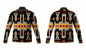 gb nat00062 01 black tribe design native american polo long sleeve