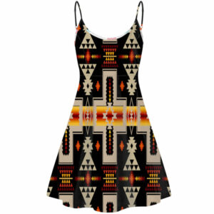 gb nat00062 01 black tribe design native american strings dress 1