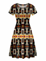 gb nat00062 01 black tribe design round neck dress