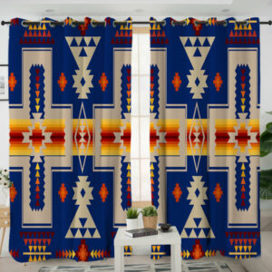 gb nat00062 04 navy design native living room curtain 1