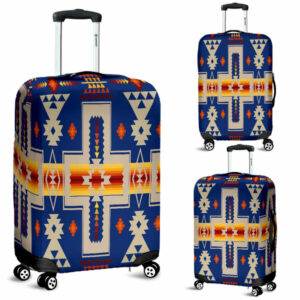 gb nat00062 04 navy tribe design native american luggage covers 1