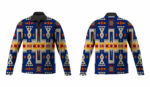 gb nat00062 04 navy tribe design native american polo long sleeve