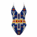 gb nat00062 04 navy tribe design native american women s one piece high cut