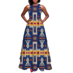 gb nat00062 04 pattern native sleeveless a line skirt
