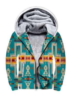 gb nat00062 05 turquoise design native 3d fleece hoodie 1